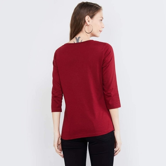 ❤️❤️❤️Max Maroon Top - Picture 8 of 13
